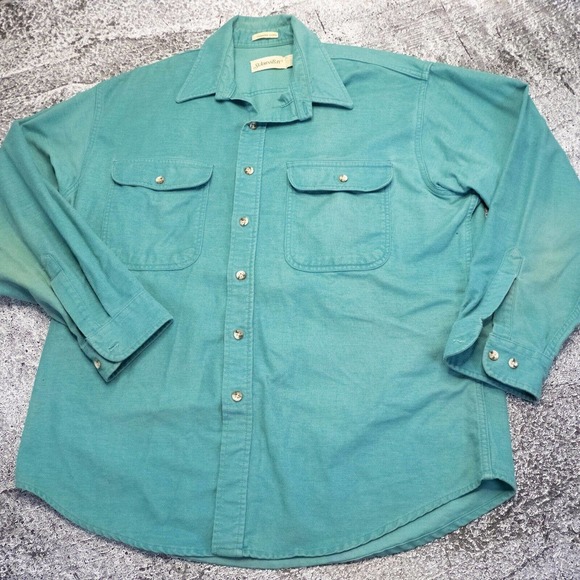 Vintage St. John's Bay Mens Shirt XL Flannel Button Down 90's Long Sleeve - Picture 1 of 15